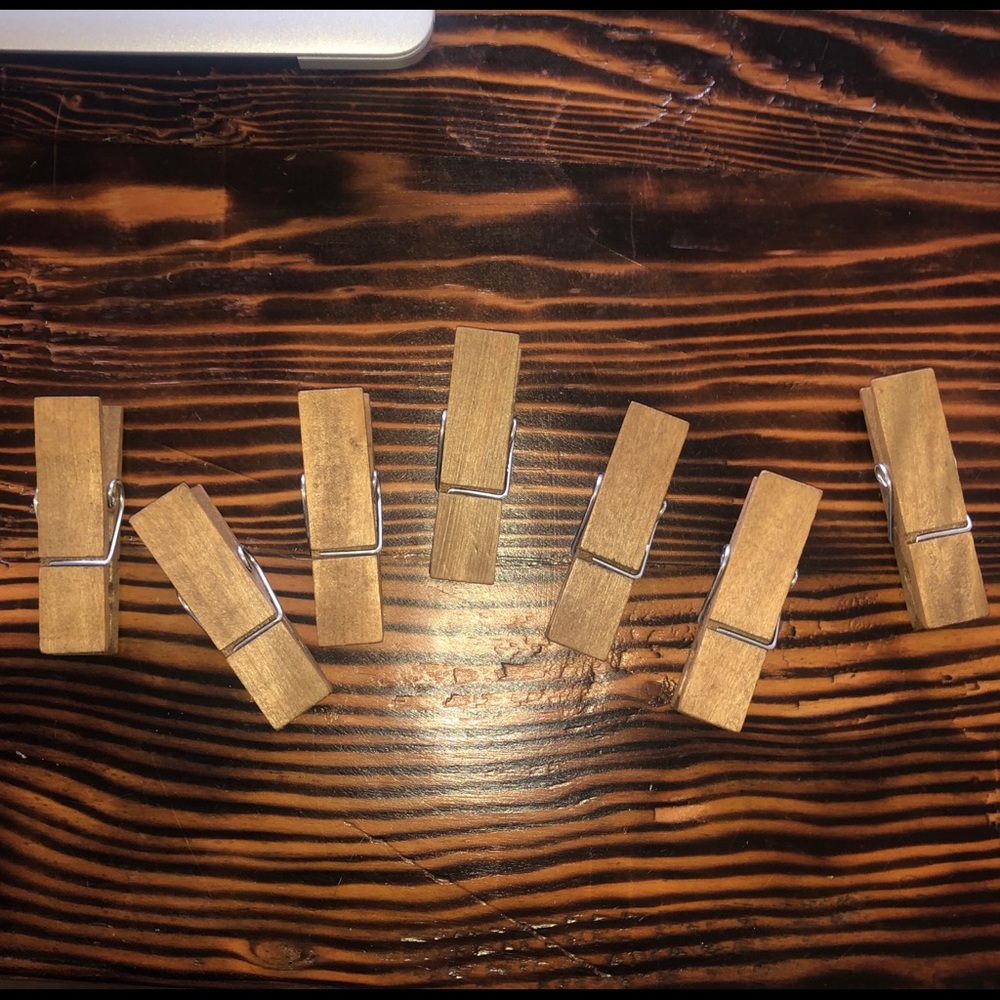 Wood Clothespin Magnets